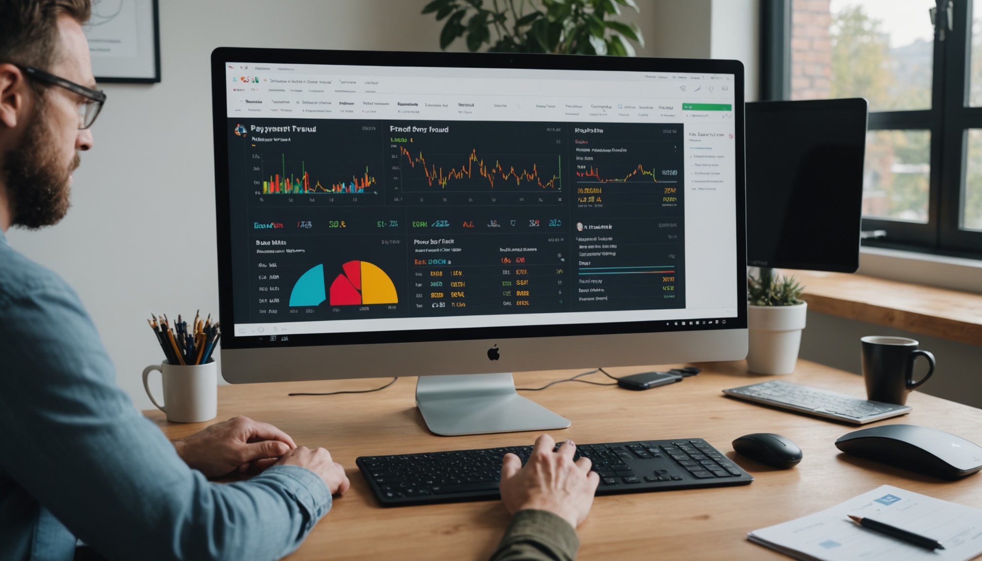 abstract visualization of rapid sequential transaction attempts on a payment network