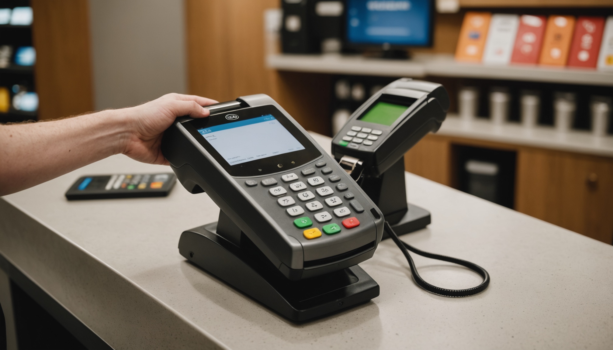 customer frustration at payment terminal declined screen
