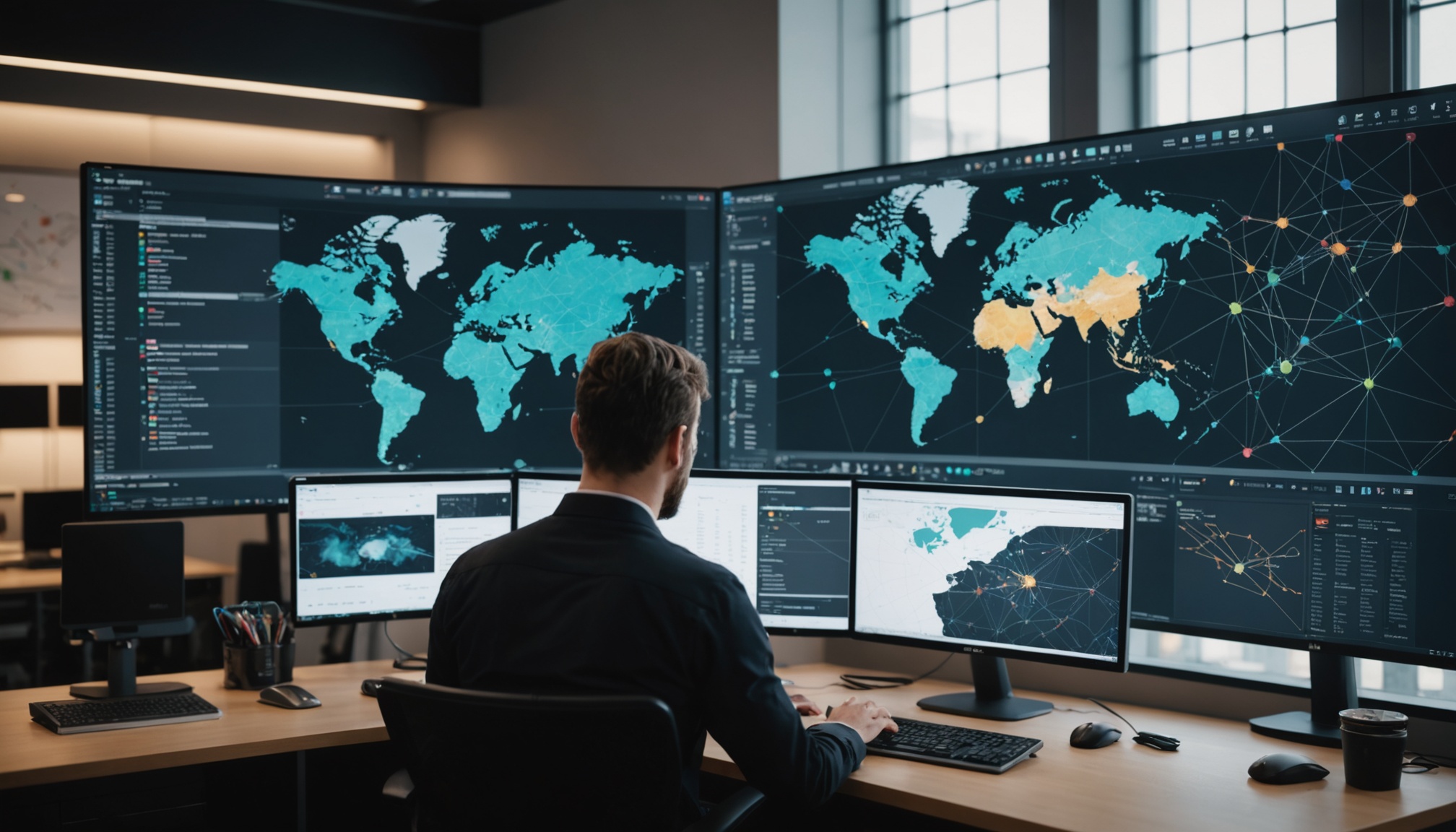 network graph visualization of connected fraud entities